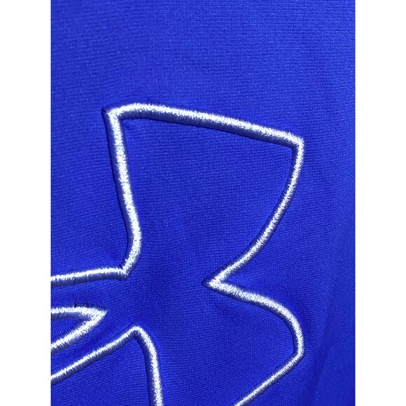 Under Armour Loose Embroidered Pullover Hoodie Sweatshirt Mens L Athleisure Cozy - Picture 5 of 8